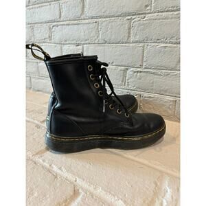 Dr. Martens Zavala Combat Boot Leather Black